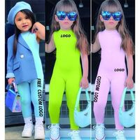 Free Shipping Kids Boutique Baby Girls Summer Bodysuit Kids Bodysuits Baby Girls Sleeveless Bodysuits