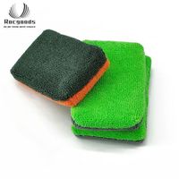 Auto Details Microfiber Suede Nano Ceramic Coated Applicator Sponge