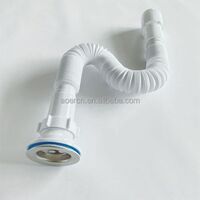 Bathroom Washbasin Drain Hose Plastic Drain Hose Flexible Drain Hose