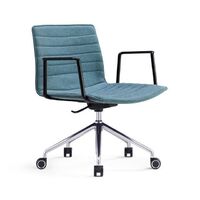 Scandinavian style, plywood and foam inner chair with armrests - DU-580L-03