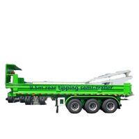 30 ton 40 ton end dump tipper semi-trailer for sale