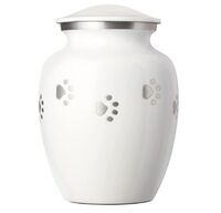 Pet urns and metal memorial cat and dog pet urns