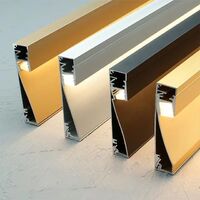 New Decorative Linear Track Light Aluminium Baseboard for Wall Decor