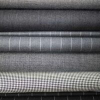 Stock Wool Fabric Superfine - Made in Italy - For Classic Men's Clothing, Suits, Pants, Jackets, Blazers, Coats