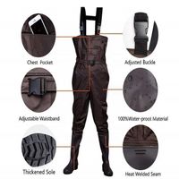 Factory direct sales waterproof waist high wading boots boots feet wading wading fishing