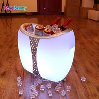 Amazon Top Selling Illuminated Color Champagne Ice Bucket Speaker Light