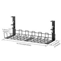 Wholesale High Quality Steel Under Cable Drawer Under Desk Socket Box Cable Management Drawer