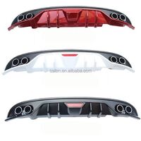 For plastic car Hyundai Elantra Elantra ABS Diffuser rear lip bumper Korea model 2016-2018