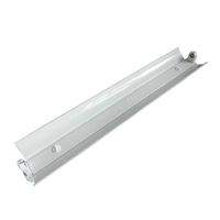 4ft single t8 led tube light fixture with ballast