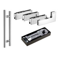 BTS84 hydraulic ground hinge double-cylinder gymnastics floor spring 120KG frameless hydraulic glass door closer