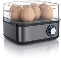 2022 New Electric Egg Boiler 8 Types of Egg Boiler for Kids and Family, Stainless Steel with Time