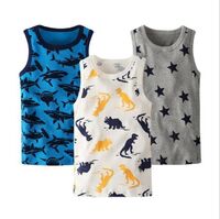 Factory Price Pure Cotton Sleeveless Summer Children Children Wearing Boys Vest Clothing Vest