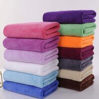 Hot Sale High Quality Microfiber Fabric Bath Towel Hotel Towel Customized Size and Logo