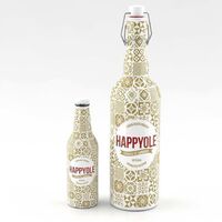 HAPPYOLE Sangria White 20cl./Spanish Sangria. Liquor. Natural freshly squeezed juice. Natural Lemon, Melon and Peaches