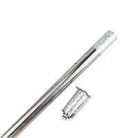 Hot Selling Metal Look Cane--Silver Christmas Party Show Kids Best Gift Magic Wand Good quality