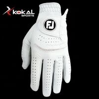 High quality soft leather golf gloves for men