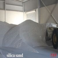 Silica sand for glass production