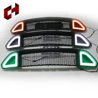 CH Front Mesh Bumper Grille Center Honeycomb Mesh Plastic Car Grill Front Grille Ford Mustang 2015-2017