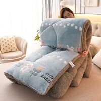 Wholesale Soft King Size Velvet Double Sided Printed Winter Thick Warm Thick Quilt