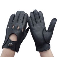 Wholesale custom authentic deerskin leather gloves driving gloves leather motorcycle gloves