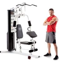 ONESTARSPORTS Home Gym System Workout Station with 75kg Resistance Multi-Trainer Compact Gym