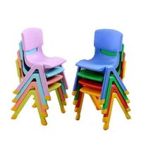 26cm Colorful Kindergarten Home Children's Molded Plastic Chair