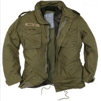 classic m65 style infantry jacket with fleece lined jacket