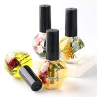 OEM Factory 15ml Four Flavors Dried Flower Nail Edge Care Nutrient Oil Custom Private Label Logo Nourishing Nail Polish Cuticle Oil