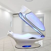 LED Light Spa Capsule Steam Sauna Spa Cabin