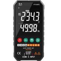 FUYI Professional High Accuracy 6000 Counts 1000V AC DC Digital Multimeter Ohm Hz NCV Live C uF Duty Multimetro Voltmeter