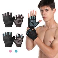 Non-slip Breathable Sports Workout Fitness Training Weightlifting Wristbands Gym Gloves