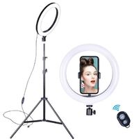 New Arrival Portable 68cm Selfie Adjustable Ring Light Detachable Live Bracket Tripod BT Shutter Stick