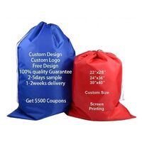 Custom hotel logo nylon bulk reusable large capacity strong dry clean free