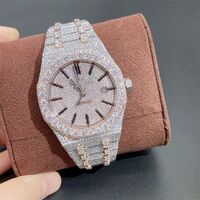 MEDBOO Jewelry Customized Vvs1 D White Loose Street Style Hip Hop Ice Crystal Mechanical Moissanite Watch