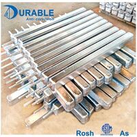 Antirust Cast Zinc Anode Price Sacrificial Anode Zinc Alloy Anode