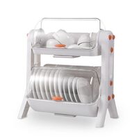 Hot-selling product kitchen dish storage rack desktop drain bowl rack put tableware kitchen storage rack