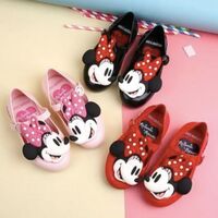 mini Melissa children's jelly wrapped sandals Minnie plastic shoes girls princess melissa sandals children's melissa shoes