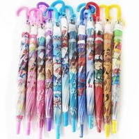 Cartoon Kids Umbrella PVC and EVA Transparent Umbrella Full Printed Cartoon Design Kids Umbrella