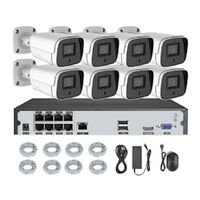 5MP 8CH 2022 New POE nvr kit ip camera system cctv system POE camera security system kit