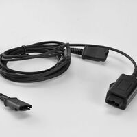 Monitor Splitter Y Line Y Training QD Adapter Cable for Plantronics or Jabra with Mute Switch