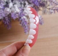 In Stock Perfect Instant Smile Comfort Fit Elastic Teeth Top Down Cosmetic Veneers Fit As Seen On TV