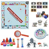 Custom Design Monopoly Board Games Manufacturers Plastic Miniature Tokens Supplier