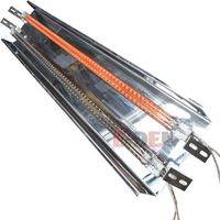 Dual Tube Carbon Heating Elements Quartz Infrared Heating Lamps