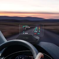 New CARROBOT HUD display intelligent alarm system universal windshield projector driving safety speeding warning display