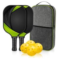 Professional Lightweight Honeycomb Graphite Carbon Pickleball Paddle Racquet Set of 2 Pickleball Racquets 4 Pickleball Racquets