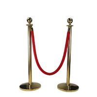 Economic China hot sale with stanchions, barrier poles, crowd control velvet rope barriers red carpet poles