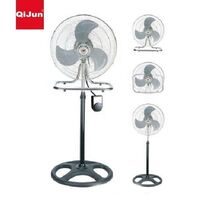 18 Inch Metal Material 3 in 1 Power Supply Industrial Pedestal Floor Mounted Wall Fan with CE Certification