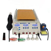 LCD Digital Hot Air Iron Splitter 3 in 1 Best Soldering Station