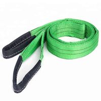 3 tons 5 tons 10 tons 20 tons 2T polyester webbing sling webbing color code container cinchas flat eye