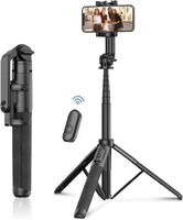 64 Inch Selfie Stick Tripod with Remote 4"-7" Portable Phone Tripod Compatible with iPhone Lightweight